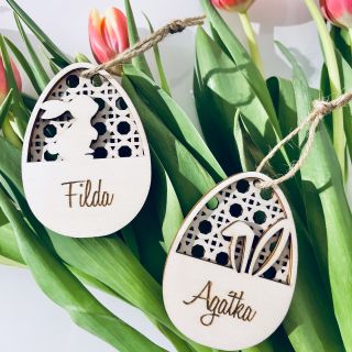 🐣✨ Velikonoční dekorace s osobním dotekem! ✨🐣 Hledáte něco originálního na velikonoční větvičku? 🌿 Naše dřevěná...